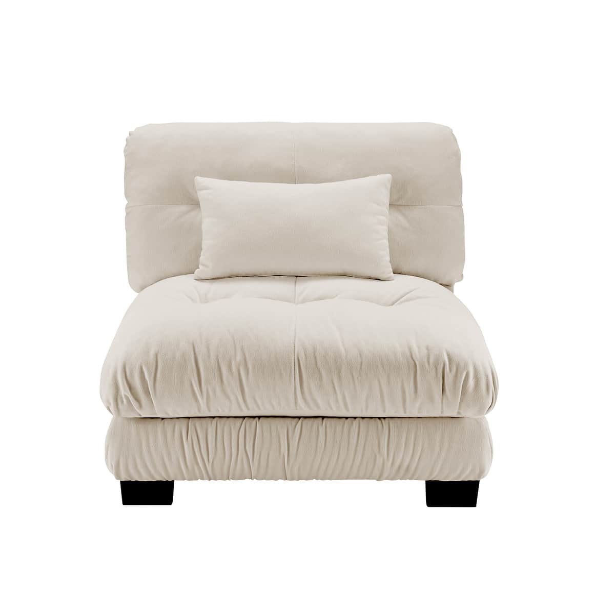 Pariss Armless Sofa W/1 pillow