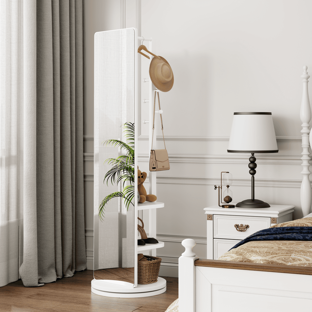 360° Rotating 69"x20" Multifunctional Full Length