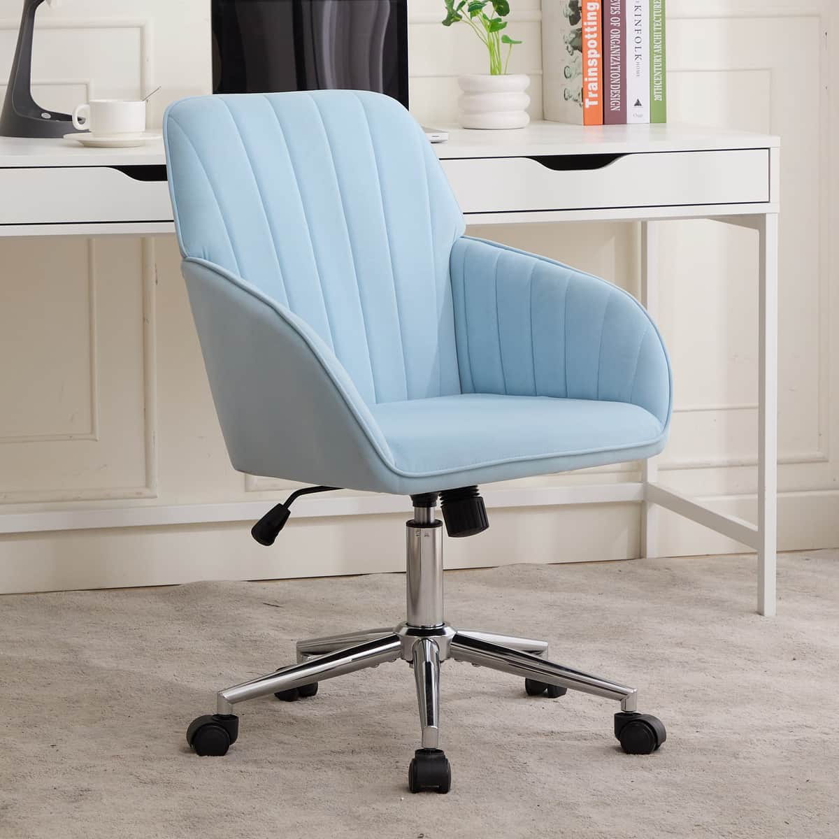 TY Adjustable Office Chair, Home Bedroom, Ergonomic Swivel Chair, Backrest