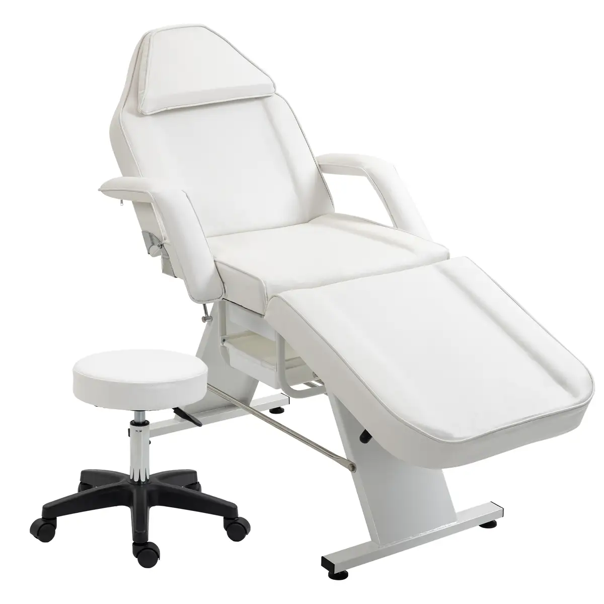 Massage Salon Tattoo Chair with Two Trays Esthetician Bed with Hydraulic