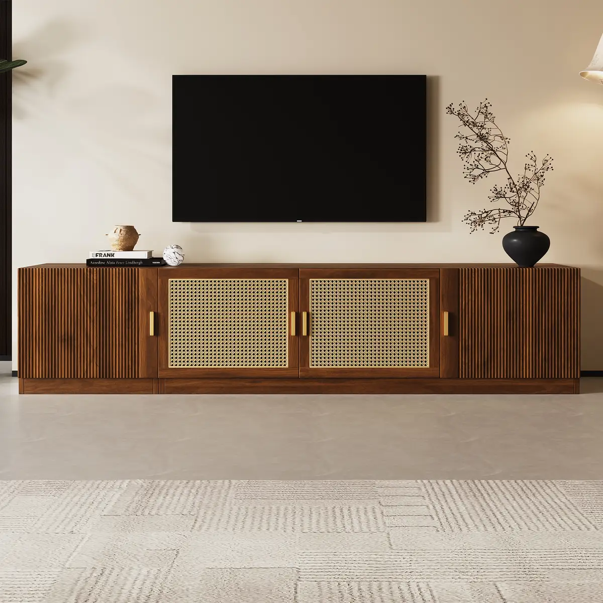 78" TV Stand for TVs Up to 85", TV Console for Living Room, Media Console