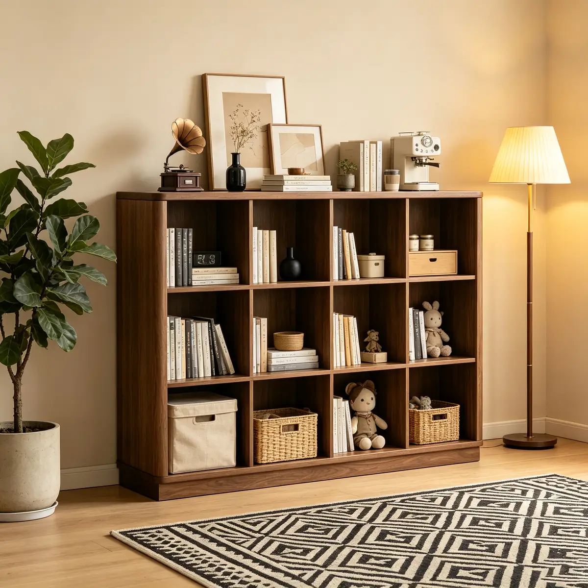 Book Shelf Bookshelf Cube Storage Organizer Bookcase - 12 Cube Storage Cubes
